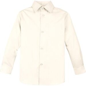 NWT Spring Notion Ivory Long Sleeve Button Up Shirt Boys Holiday Attire Size 14
